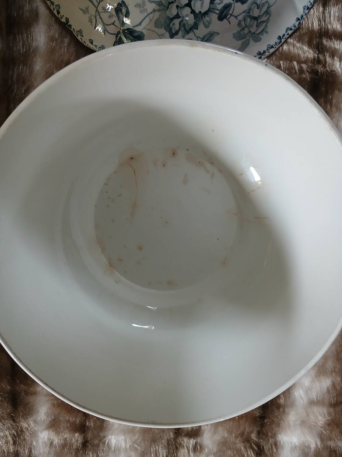 Antique soup tureen in ironstone