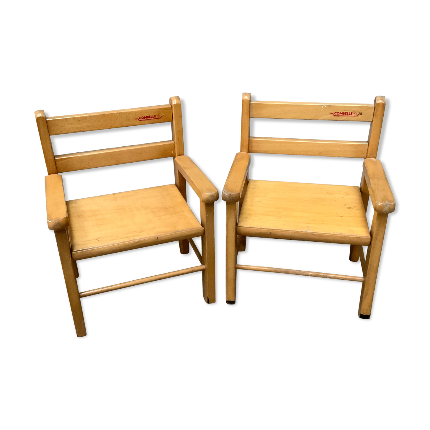 Set of 2 children's chairs combelle