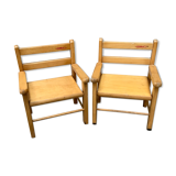Set of 2 children's chairs combelle