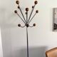 Portemanteau en chrome et bois, années 60-70