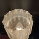 Pair of vintage lamps in marble and glass 70s