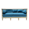 Louis XVI style lacquered and gilded sofa, 1900 period