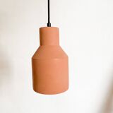 Terracotta lampshade pendant light