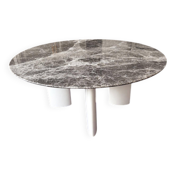 Coffee table The Socialite Family – Grey marble – Sculptural design