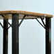 French marble and brass side table, circa 1920