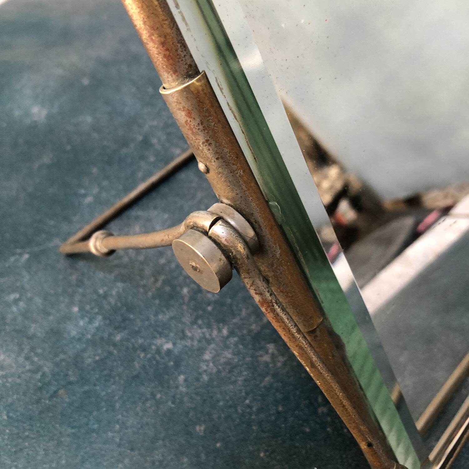 Large barber mirror 1900 33x27 cm