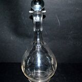 Carafe à vin vintage en cristal taillé 24.5 cm