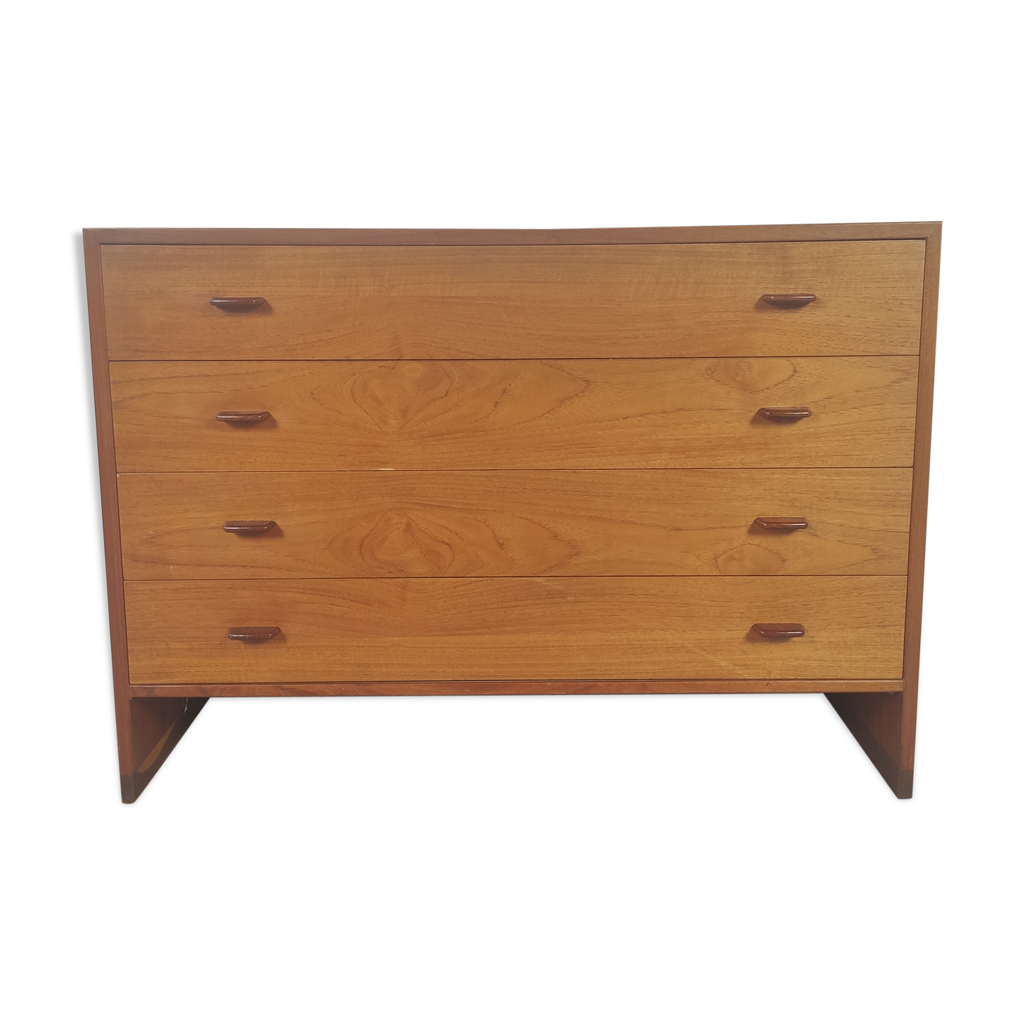 Chest of drawers In teak by Hans Wegner for RY mobler Dunemark 1960s
