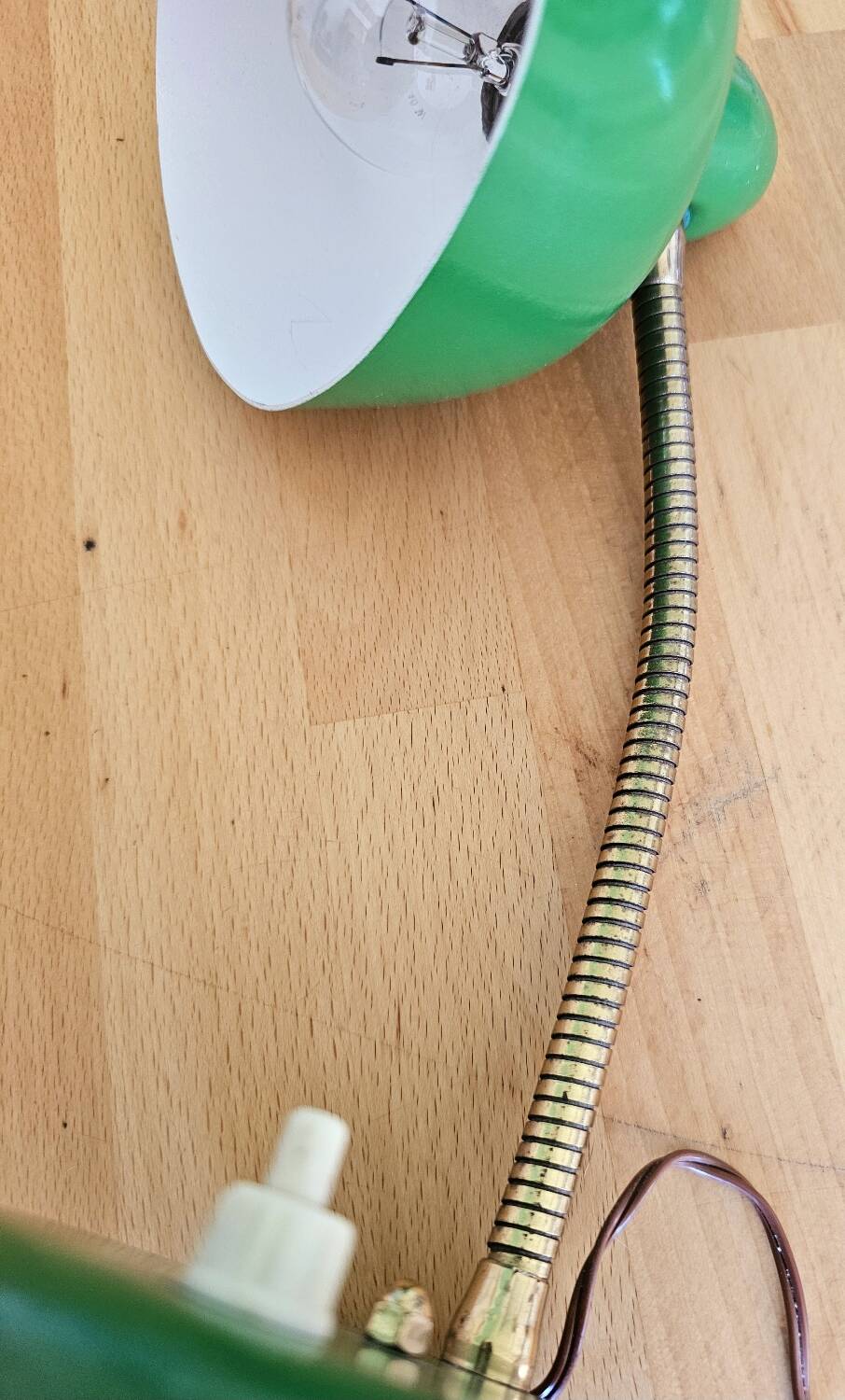 Industrial desk lamp