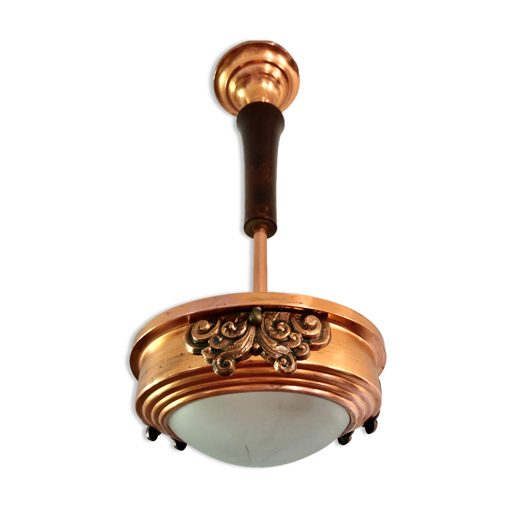 Panneau en cuivre repoussé Art Déco | Arta Plaza