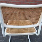 Cesca dining room chair designed by Marcel Breuer