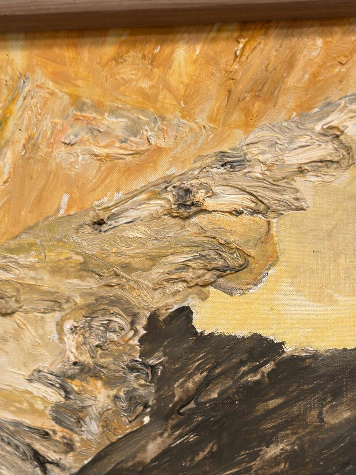 Original Oil On Canvas "Transformation" By Lars Börjesson (Göteborg)