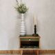 Vintage bedside compass feet