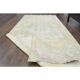 Vintage Turkish Oushak Handmade Wool Cotton Orange Runner Rug 95x224