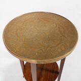 Mid-Century side table with brass top, 1960’s