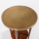 Mid-Century side table with brass top, 1960’s