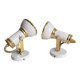 Space Age wall lights pair from the 1970s.