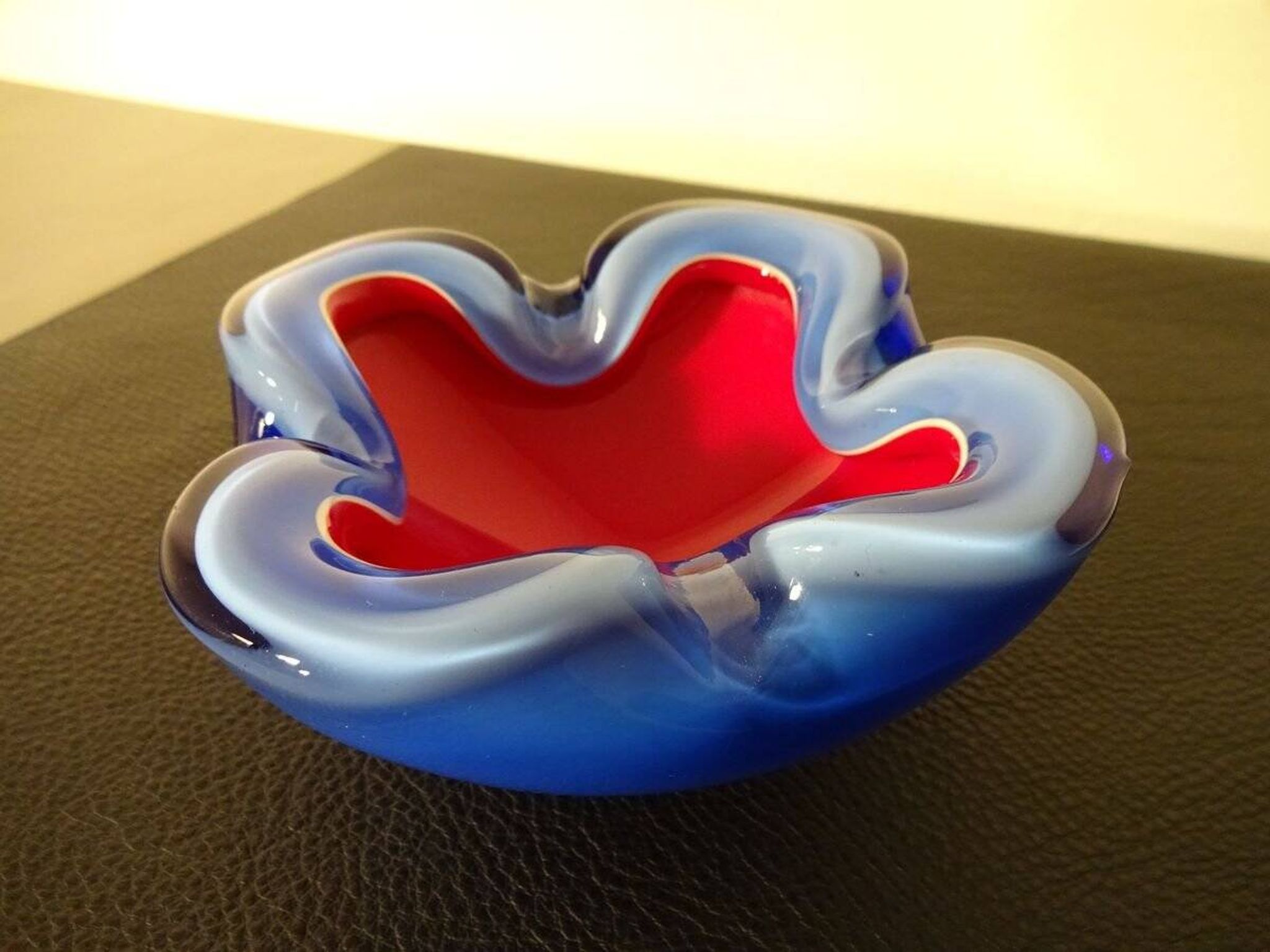 Italian Murano Glass Ashtray, 1960s