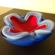 Italian Murano Glass Ashtray, 1960s