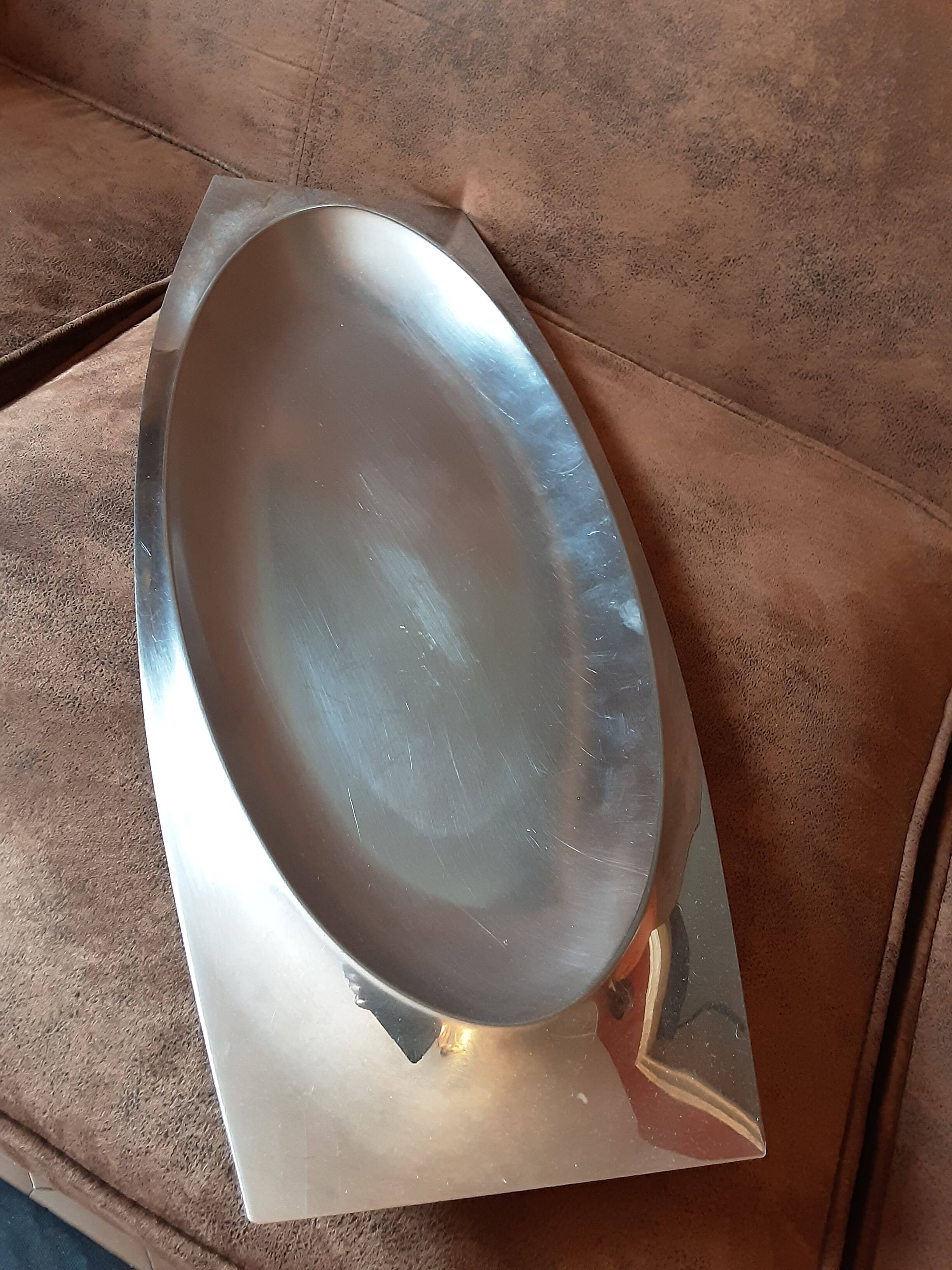 Modern metal dish