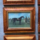 Set of six equestrian illustrations