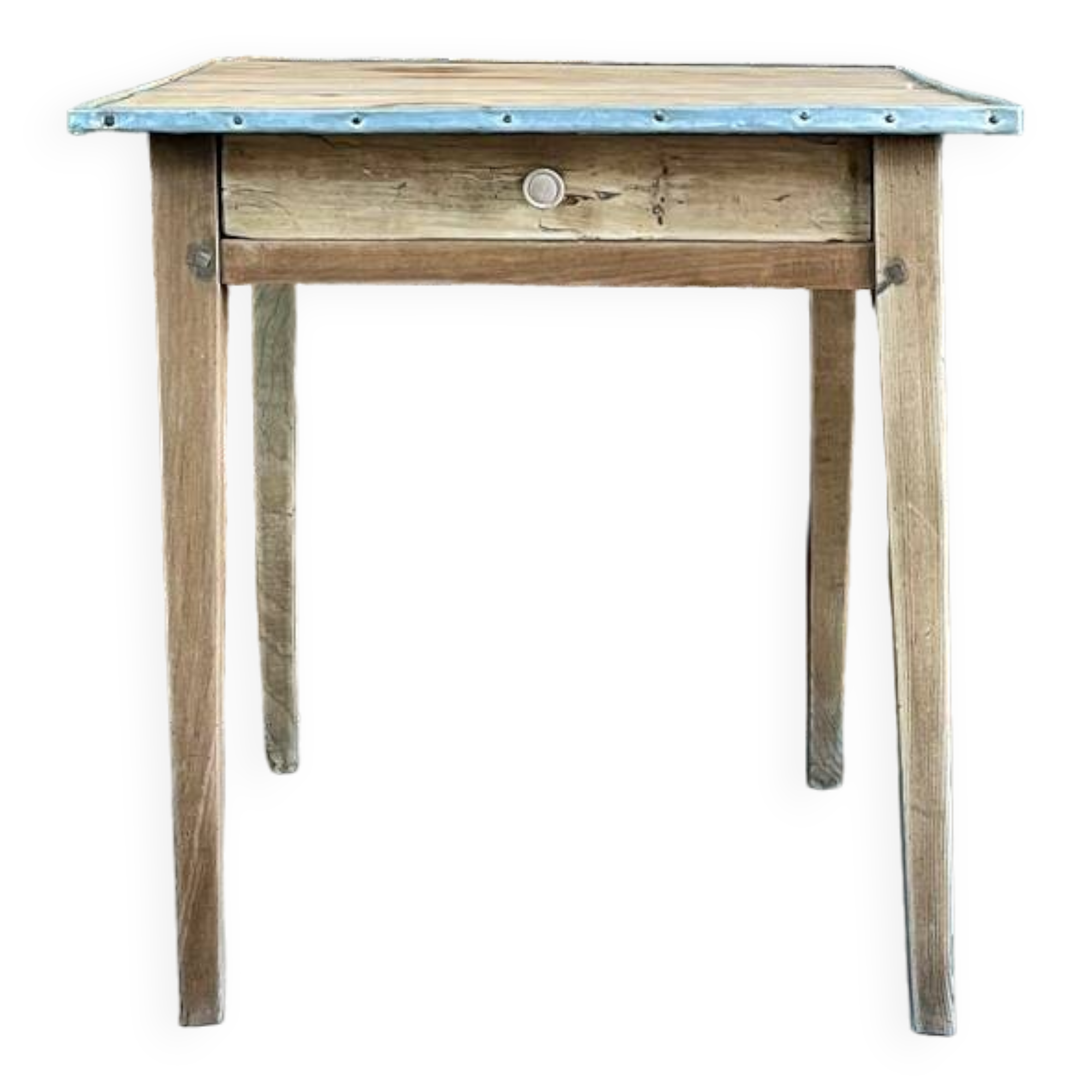 Wood and metal table