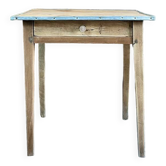 Wood and metal table