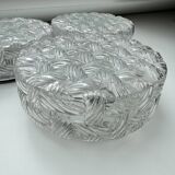 Ceiling Lamp Light Vintage 1970s Basket Weave