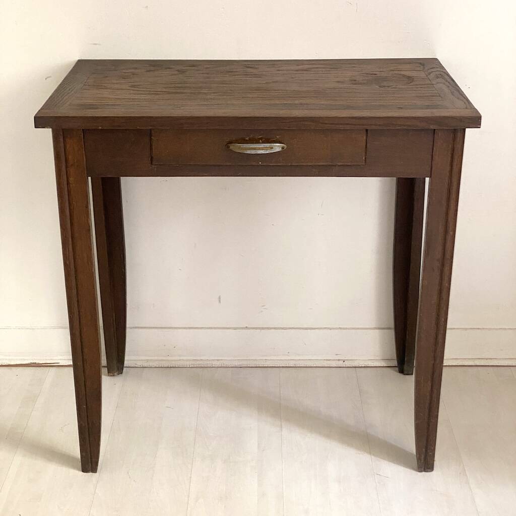 Small desk or vintage side table from the 1950s.