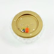 Mid-Century Diamond Glass Ceiling Light or Wall Light by H. Tynell, 1960s