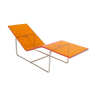 Jean Marie Massaud orange plexiglass chaise longue