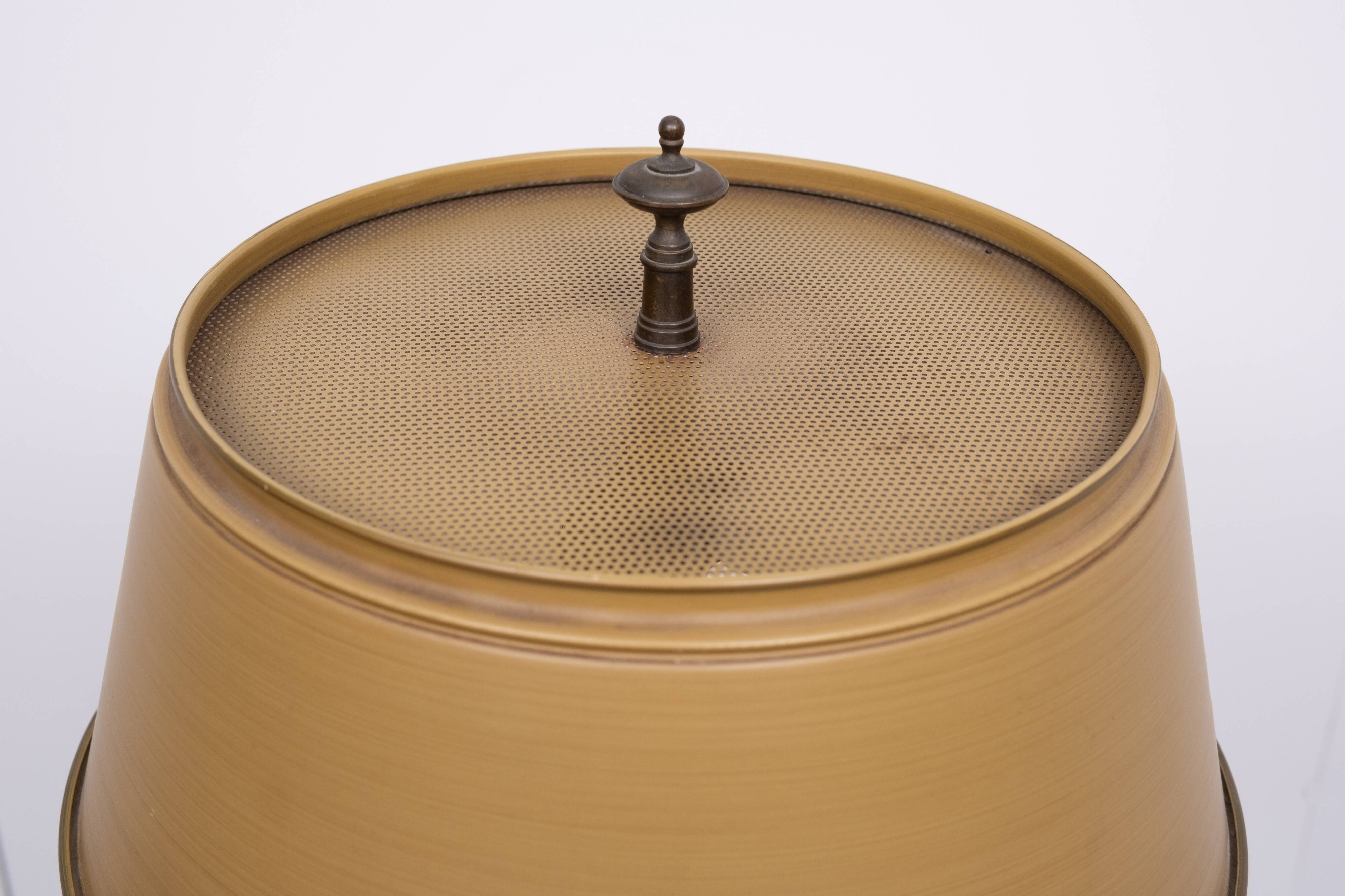 Large Metal Classical Greek Colum Table Lamp 1970 USA