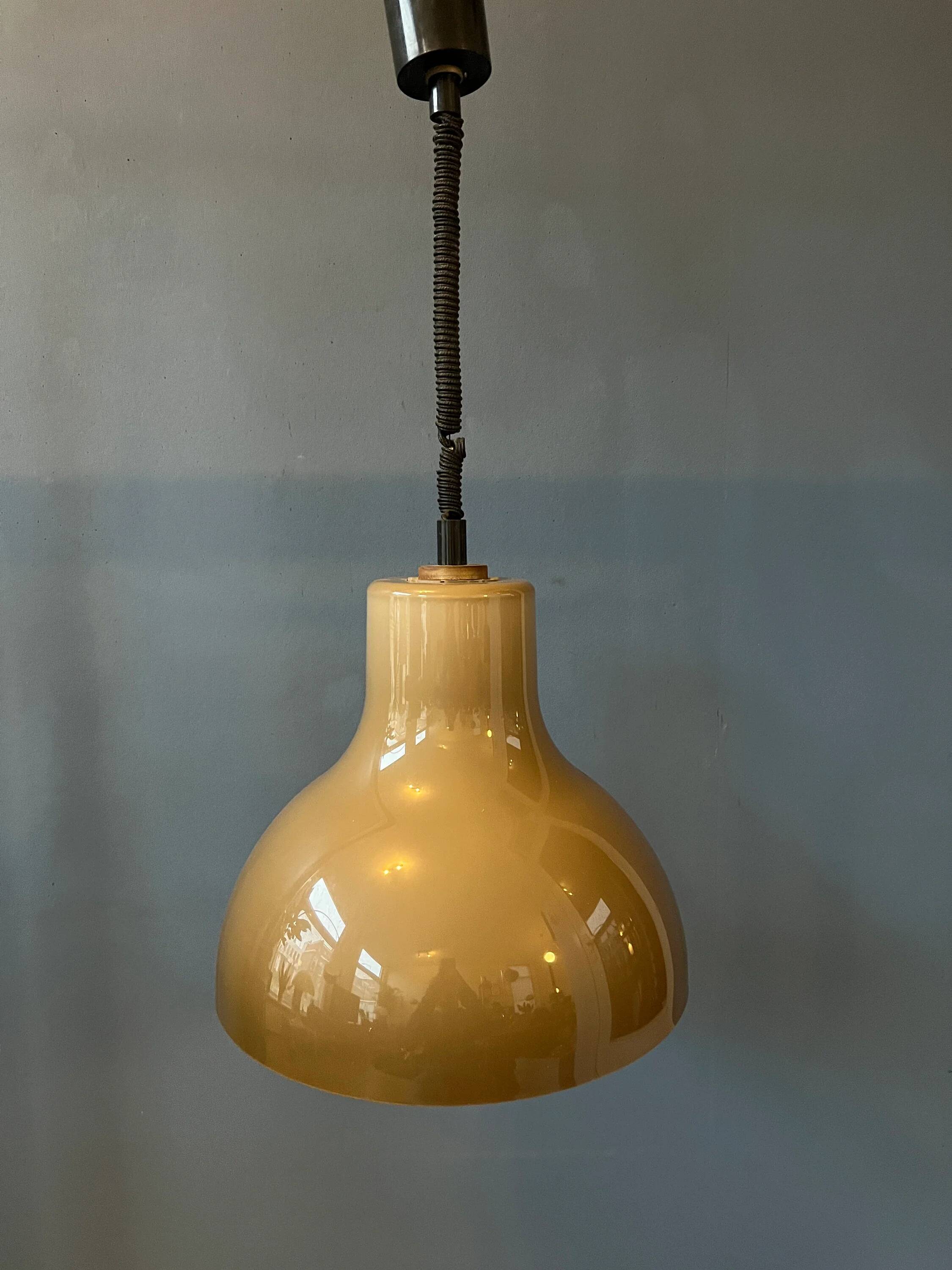 Large Space Age suspension in acrylic glass