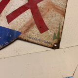 Double-sided bendix enamel plate