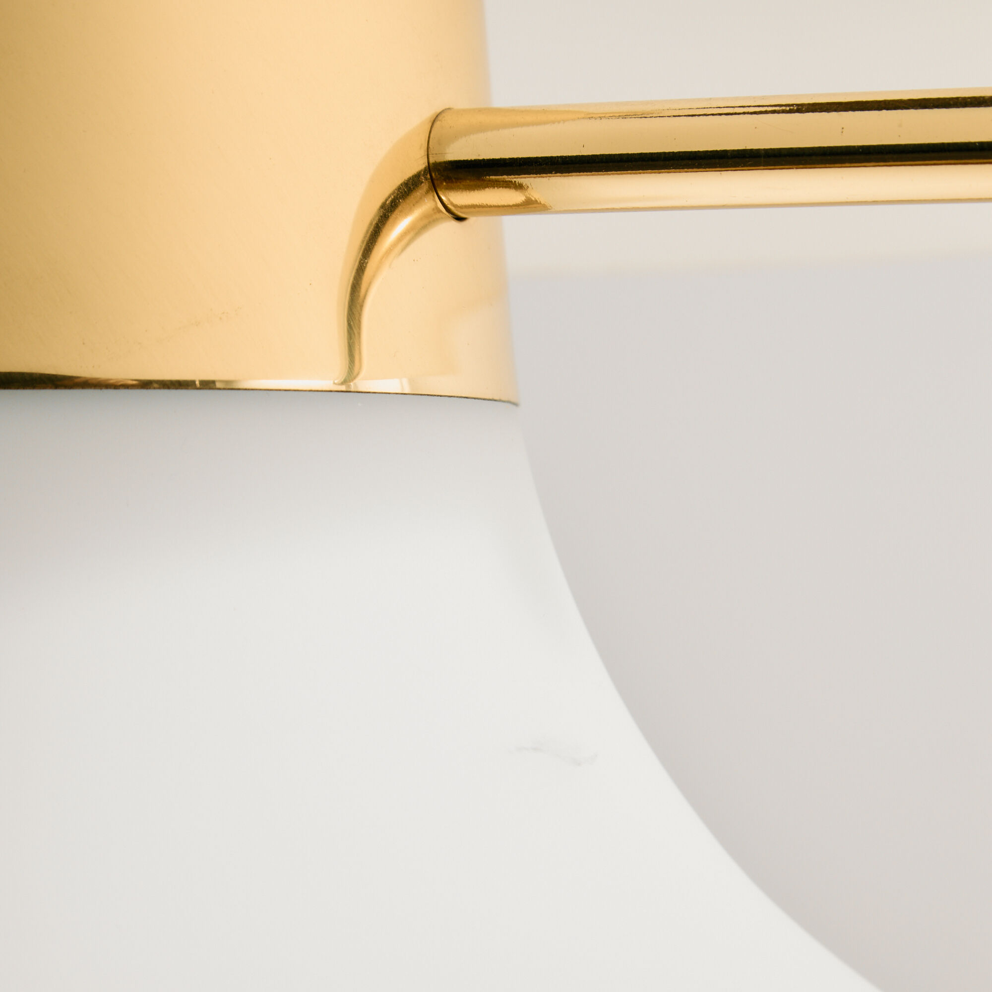 Table lamp in glass by Glashütte Limburg
