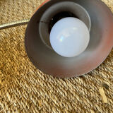 Vintage desk lamp Targetti Sankey, orange articulated lamp