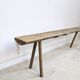 Wooden bench
