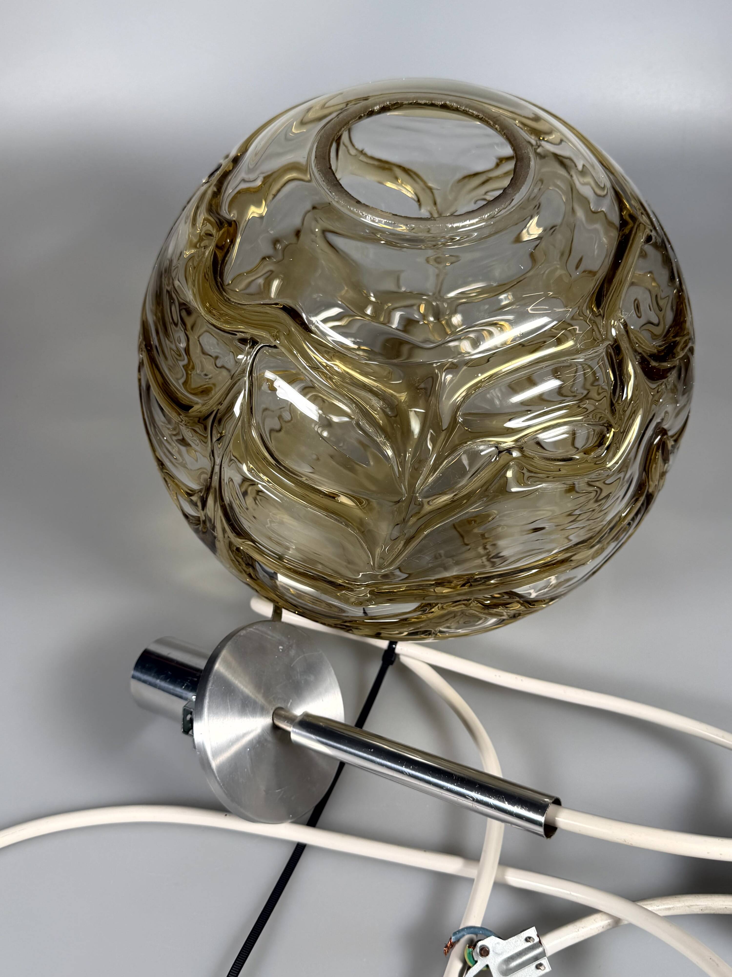 1960s 1970s Globe Hanging Lamp Pendant Lamp by Doria Leuchten Germany