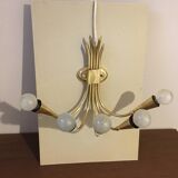 Brass wall light