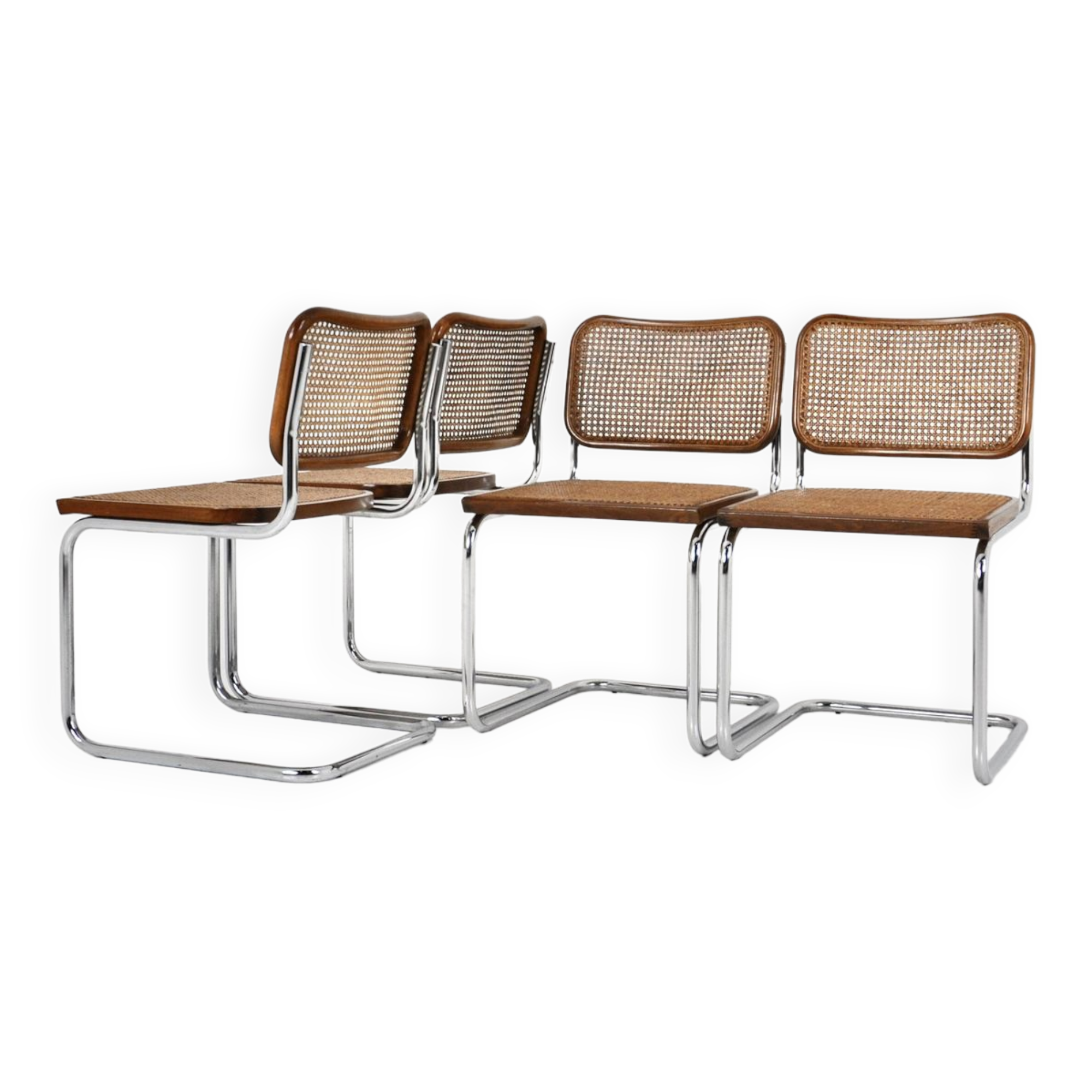 Style B32 Dining Chairs by Marcel Breuer, Set of 4
