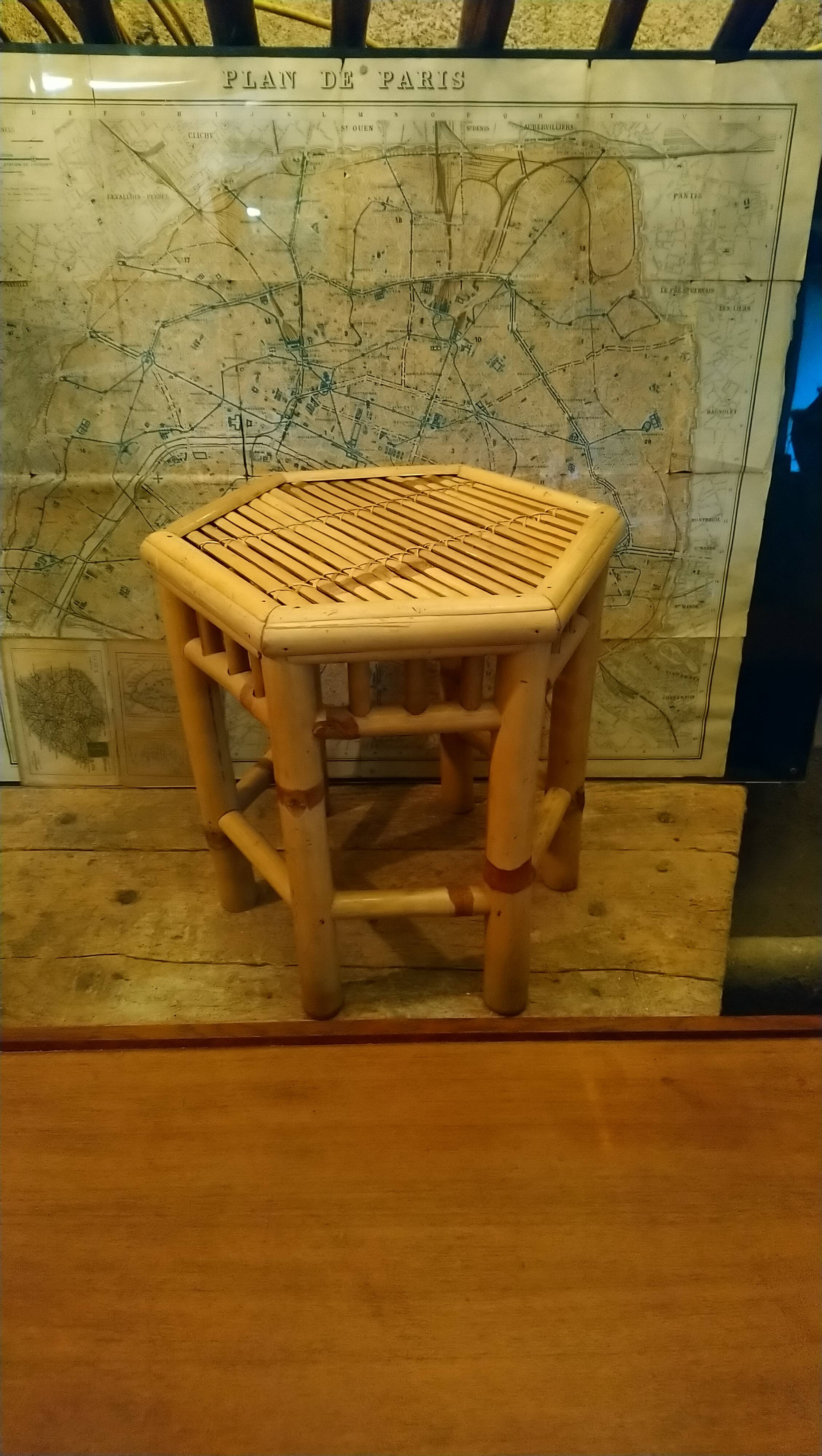 Side table, stool, bamboo plant stand