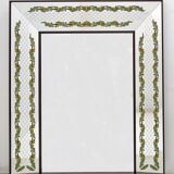 Luigi Brusotti Mid-Century Modern Italian Decorated Mirror, 1940s