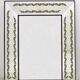 Luigi Brusotti Mid-Century Modern Italian Decorated Mirror, 1940s