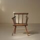 Fauteuil en bois massif, art populaire, Royaume-Uni , XIXᵉ siècle