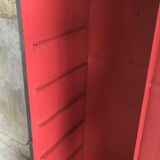 Riveted cloakroom converted into storage cabinet - early twentieth century
