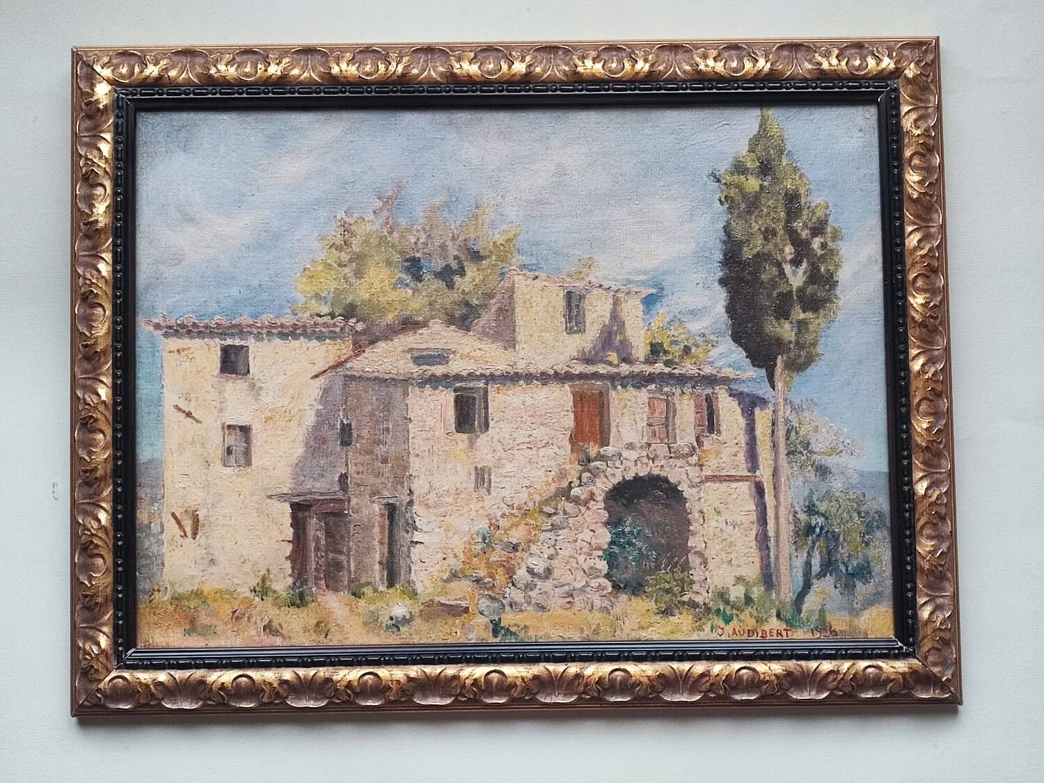 Paire de peintures à l'huile