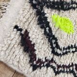 Handmade wool Berber rug 236 x 140 cm