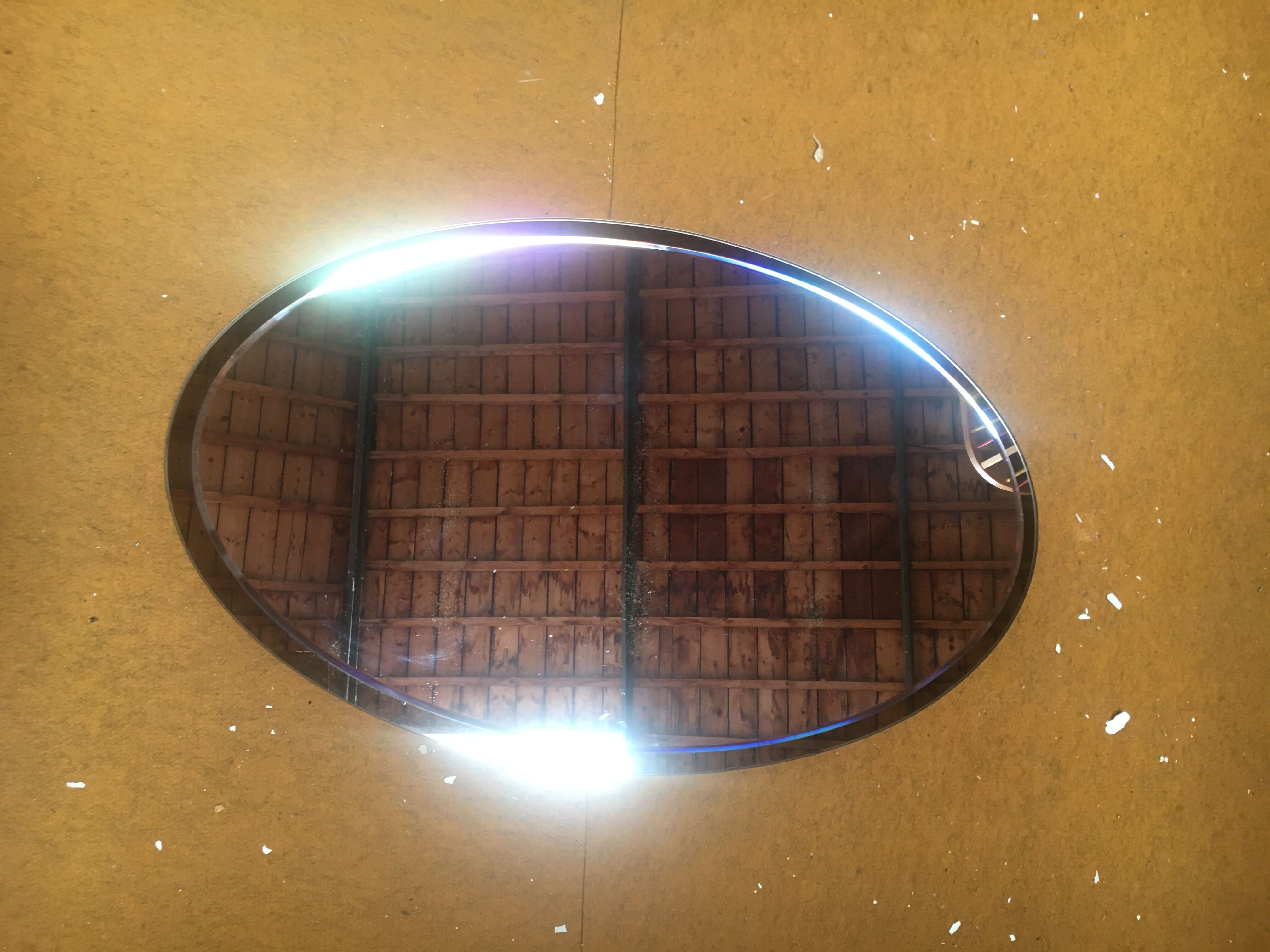 Old two-tone mirror smoked 70