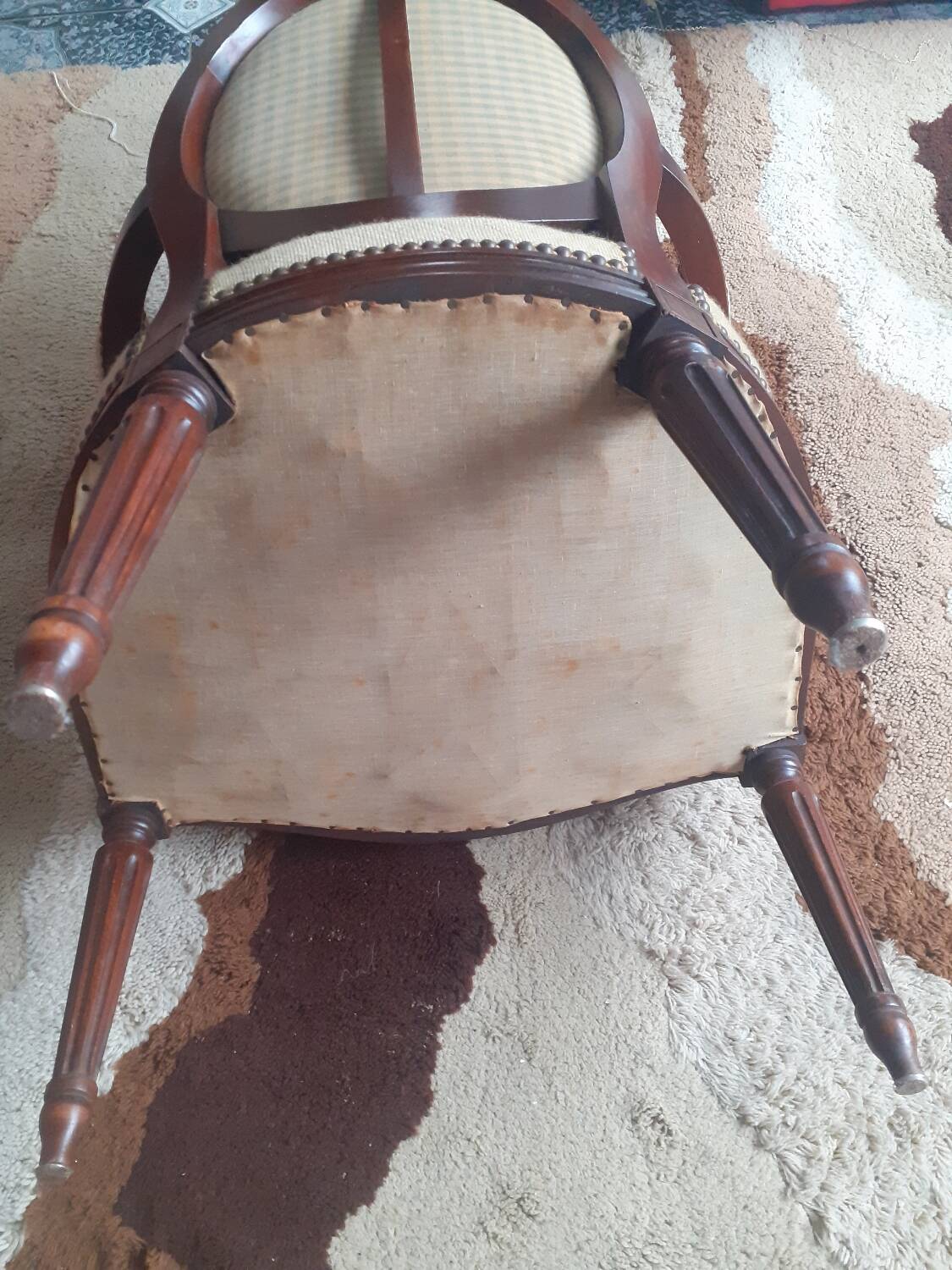 Louis XVI style armchair