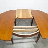 1968 transformable teak table in impeccable condition